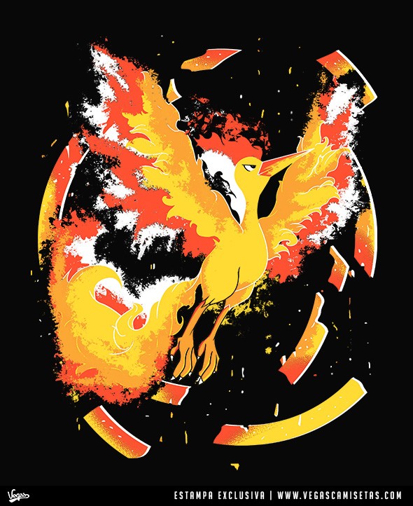 Camiseta Moltres ft. Mockingbird