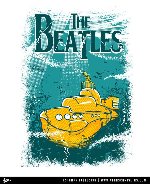Camiseta The Beatles - Yellow Submarine