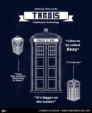 Camiseta Tardis Blueprint