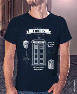 Camiseta Tardis Blueprint