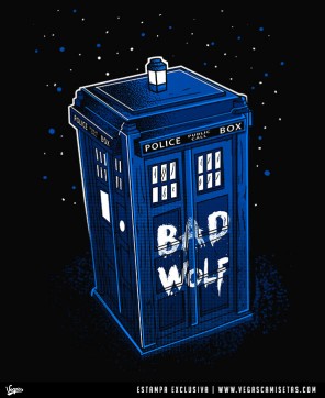 Camiseta Bad Wolf Tardis