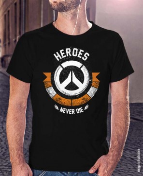 Camiseta Heroes Never Die!