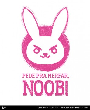 Camiseta Pede pra nerfar noob!