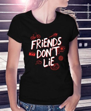 Camiseta Friends Don't Lie - Stranger Things