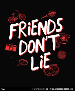 Camiseta Friends Don't Lie - Stranger Things