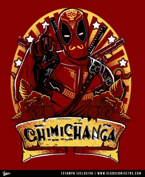 Camiseta Deadpool Chimichanga