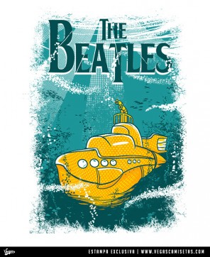 Camiseta The Beatles - Yellow Submarine