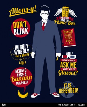 Camiseta Allons-y! Décimo Doctor