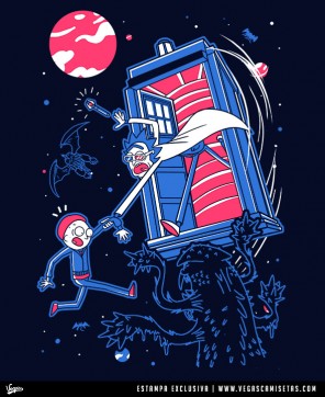 Camiseta Space and Monsters